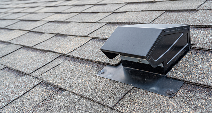 roof vent on tiled roof