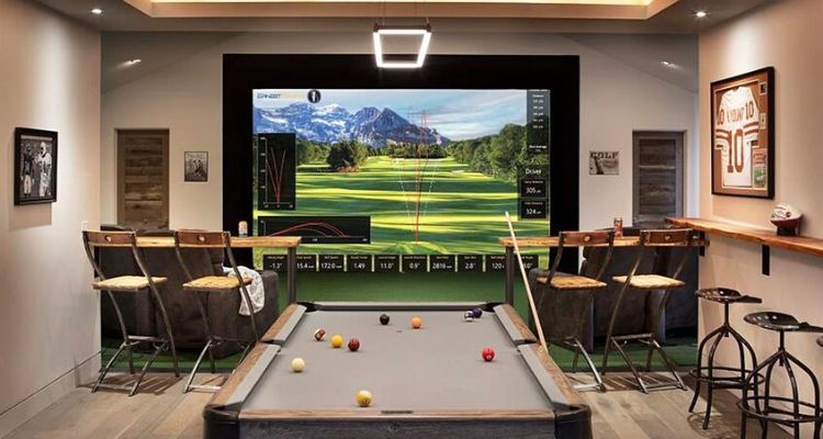 Man Cave Ideas Inspiration, How Big Is A Bar Room Pool Table