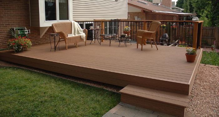 wooden decking