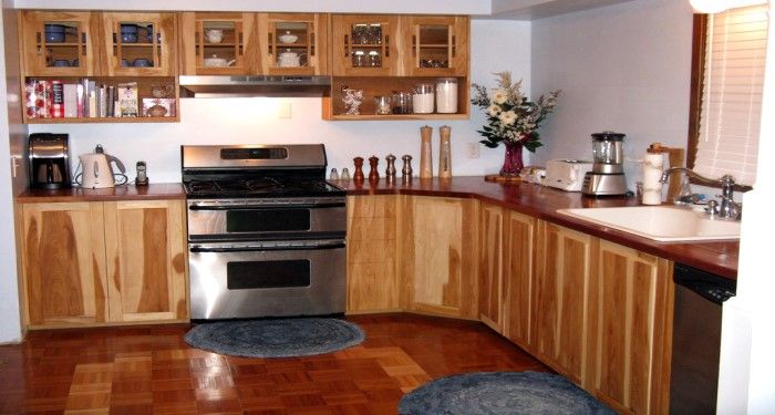 wood kitchen worktop